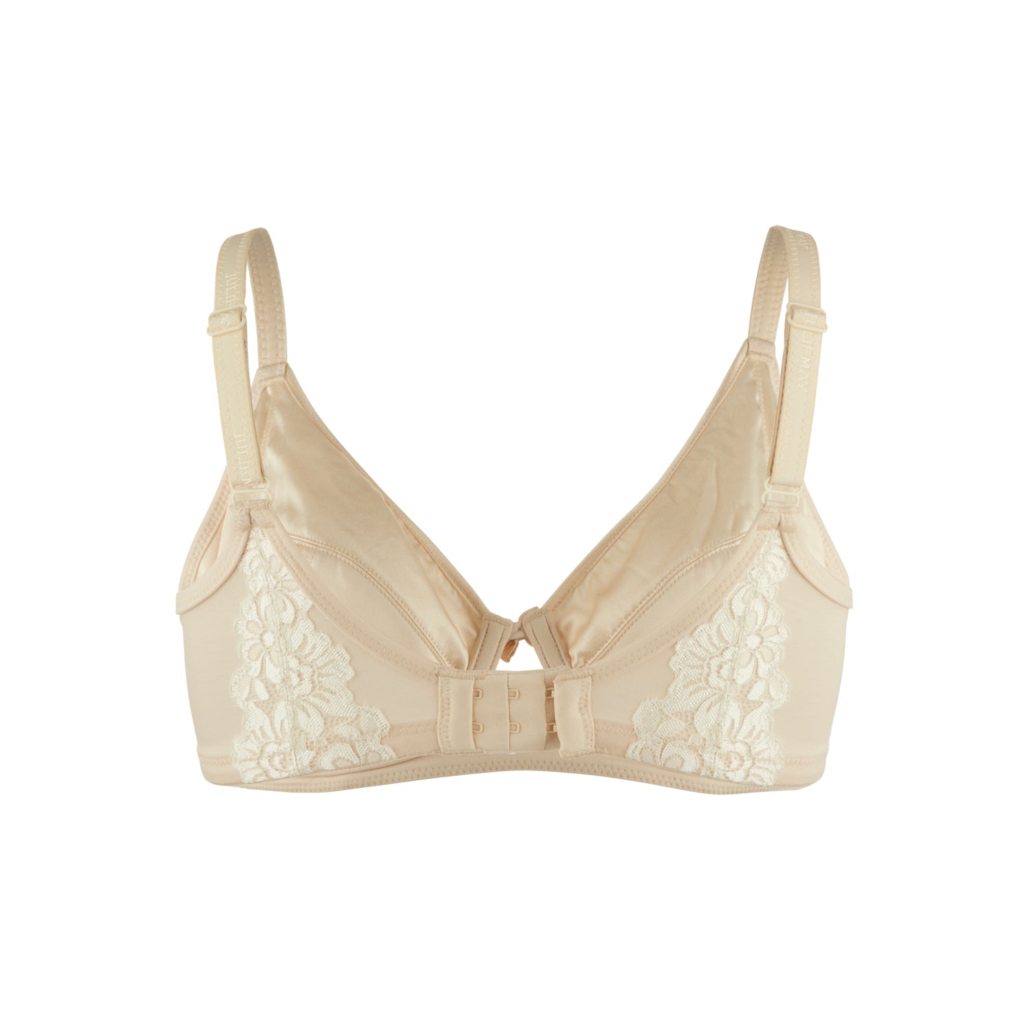 Rosie - Silk & Organic Cotton Lace Full Cup Wireless Bra