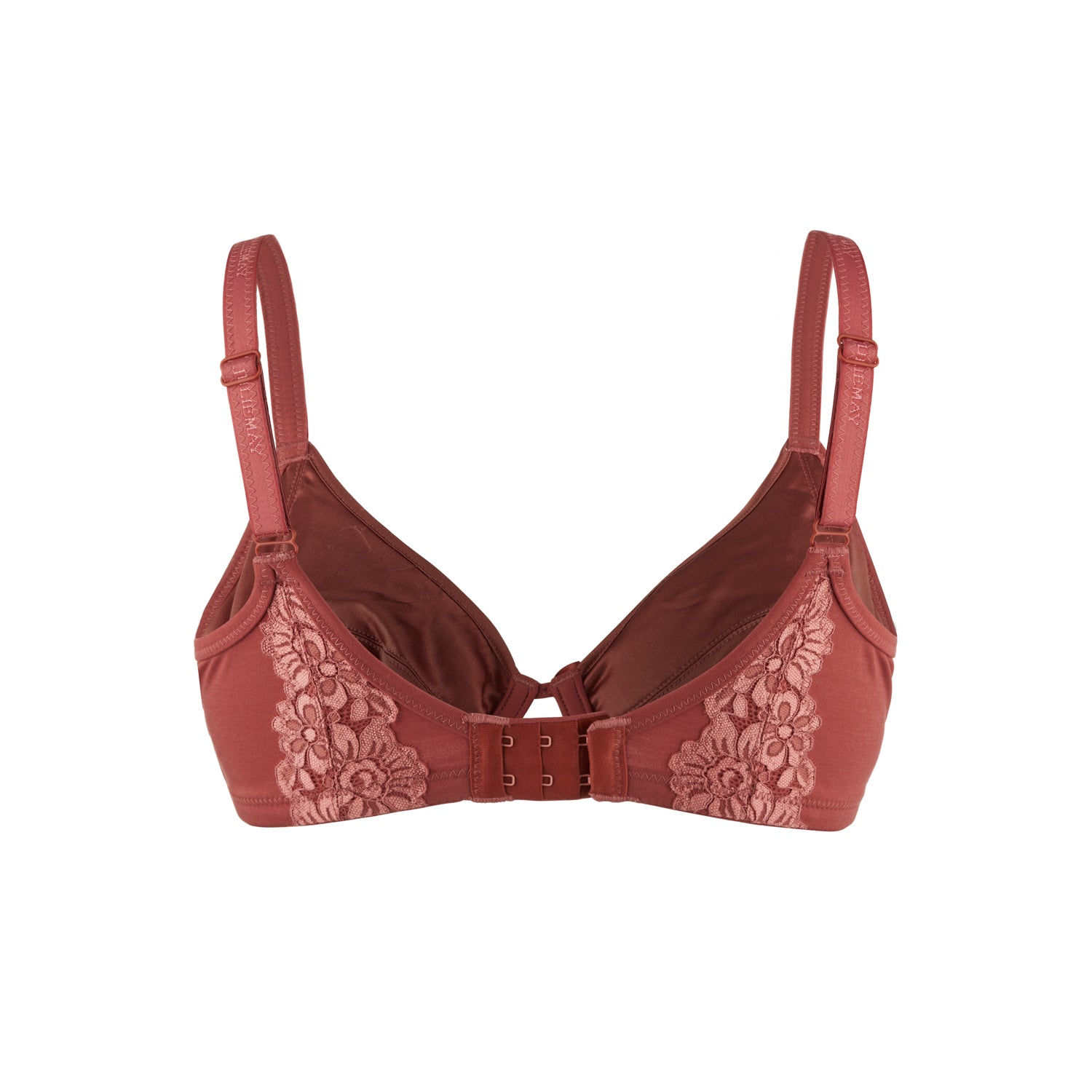 Rosie - Silk & Organic Cotton Lace Full Cup Wireless Bra