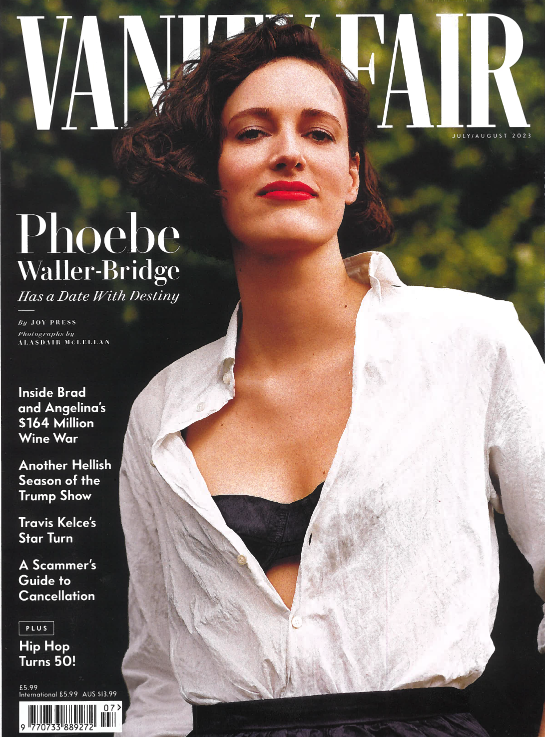 Vanity Fair magazine cover