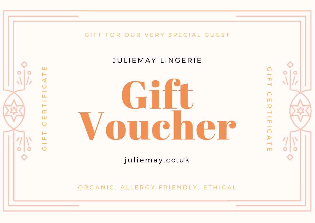 Juliemay Lingerie Gift Card digital voucher
