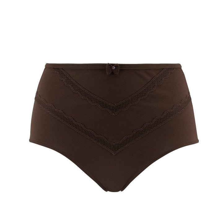 Vanessa Silk and Organic Cotton Full Brief in Skin Tone Colours, view 9 – Juliemay Lingerie