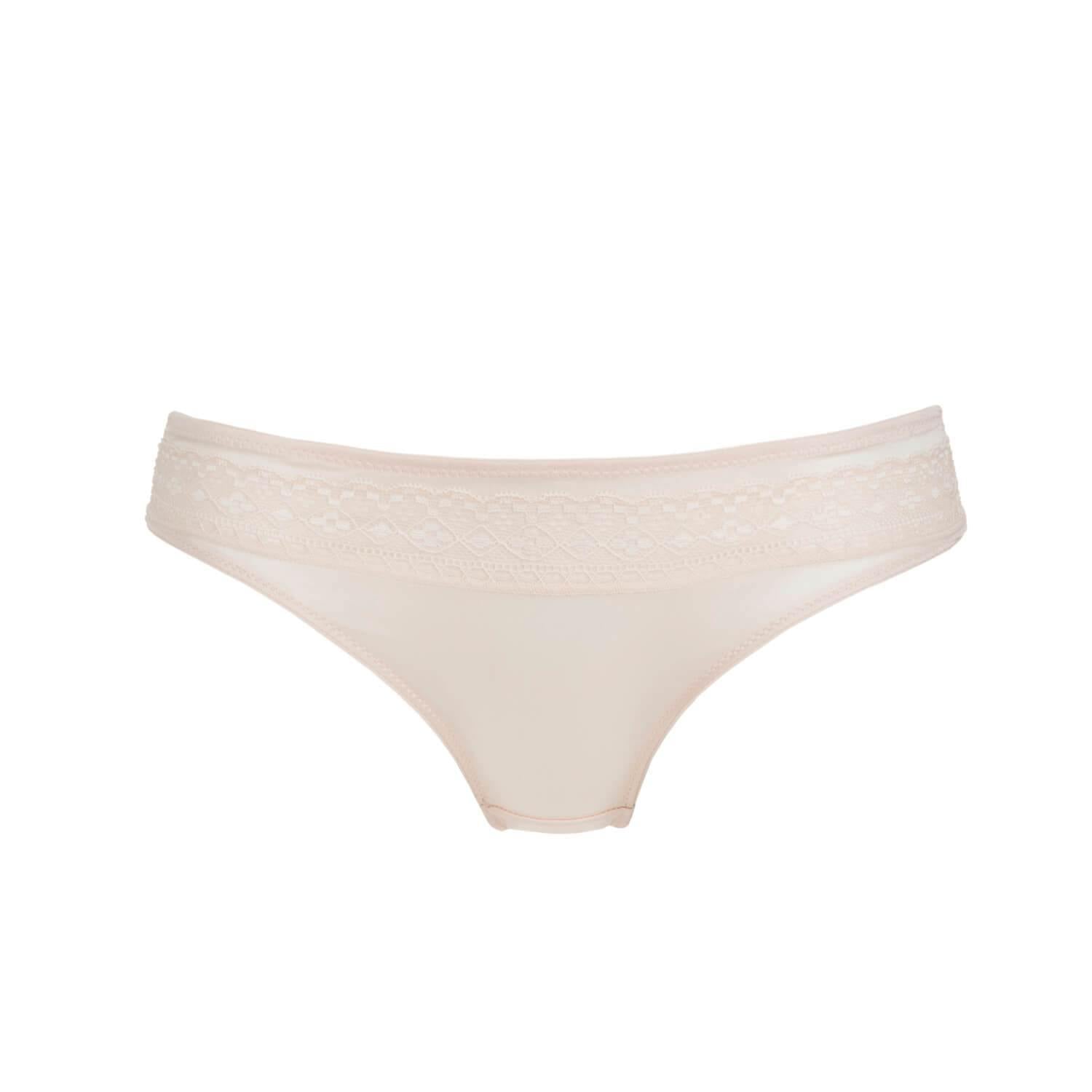 Champagne - Silk & Organic Cotton Brief - Juliemay Lingerie