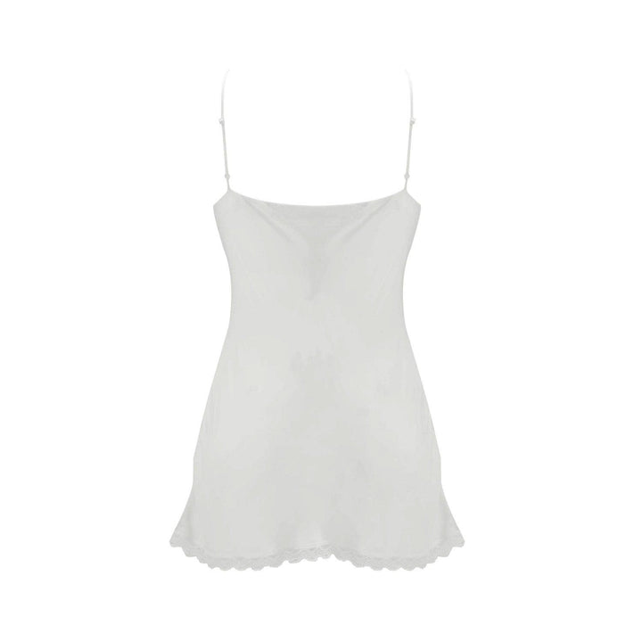 100% Pure Silk Camisole Top in White, view 5 – Juliemay Lingerie