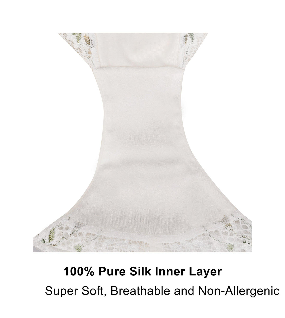 Nova High Waisted Silk and Organic Cotton Full Brief, view 5 – Juliemay Lingerie